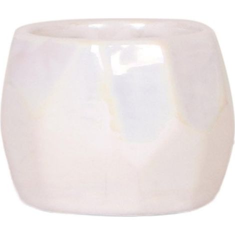 Cache-pot Pearl Pot Décoratif Intérieur Finition Brillante Couleur Travertin Ø 6 cm - PANGIVO