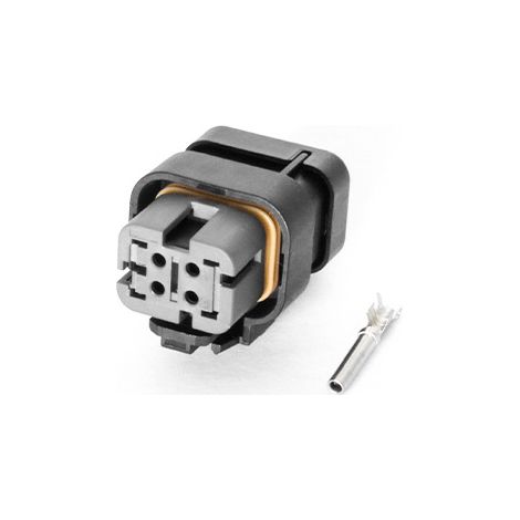 Connecteur étanche automobile de type TE 776487-2 adapté aux fiches de connecteurs de faisceau de câblage d'excavatrice (1/4)