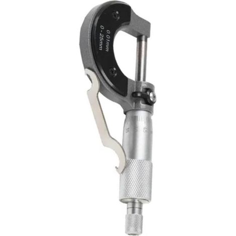 Micromètre 0-25mm précision 0,01, palmer avec poignée confortable, étanche à la chaleur, outil de mesure de haute exactitude. (1/5)