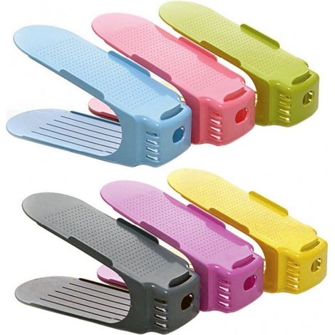 Trade Shop - ORGANIZER KLEIDERSCHRANK FÄCHER SCHUHREGAL PLATZSPAREND SCHUHHALTER ORGANIZER - (1/5)