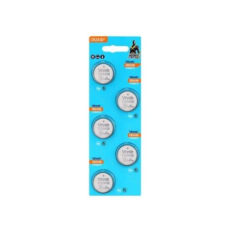 . Vinnic lithium CR2430 BLISTER DE 5 piles.
.
2.15.0.0.
