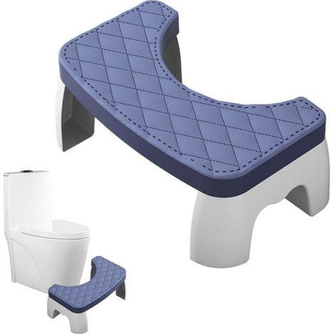 Repose-pieds - 42 x 25 x 17 cm - Pour Salle De Bain Et Toilette - Antidérapant - 1 Pièce (1/5)