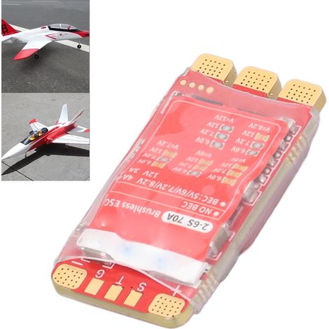 70A bürstenloser elektronischer Drehzahlregler, BLHeli32 Firmware, 2-6S LiPo-Netzteil, 128 kHz PWM-Frequenz