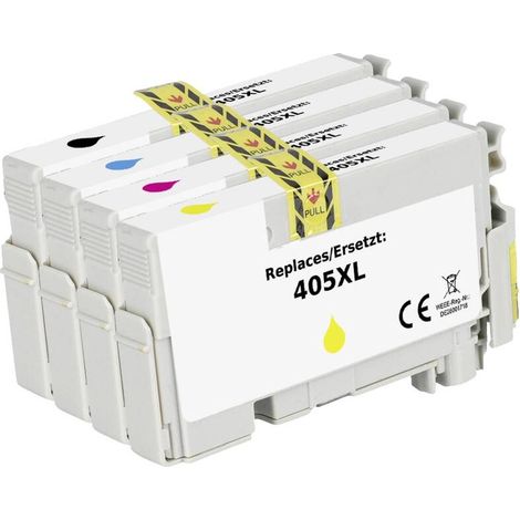 [NEUWERTIG] B-Ware RENKFORCE TINTE Patrone Set EPSON 405XL Schwarz Color Kombipack Druckerpatrone (1/2)