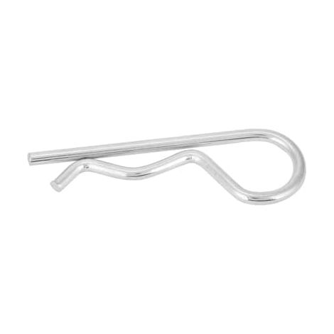 Lot 10 Goupilles Fendues B Type 3.5x75mm Zinc Fixations Sécurité pour Attelage Tracteur Tondeuse Gazon Agricole Industrielle Robuste (1/5)