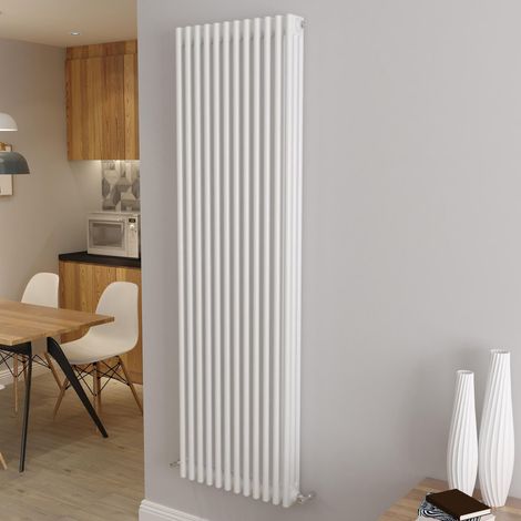 AICA Traditional Radiator Central Heating Cast Iron Style 3 Column Vertical 1800x560mm White