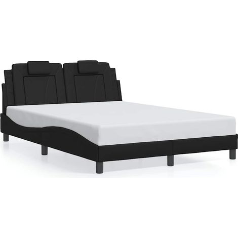 Maison Exclusive - Giroletto Viana senza Materasso Nero 140x190 cm in Similpelle (1/5)