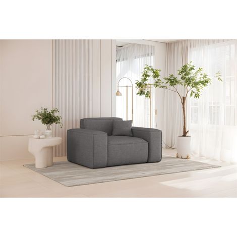 Sessel Designersessel CELES PREMIUM in Stoff Artico Grau