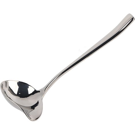 Cuillèe à Buine Saucie avec Bec Veseu - 7,48 In Louche Soupe Cuillèe Sauce INOX Louche Ustensile de Cuisine pou Vinaigettes,Sauces à Soupe,Sauces Fites,Petites Louches (1/4)
