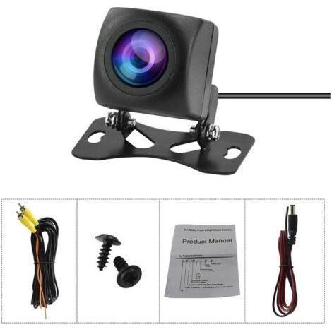 Telecamera di retromarcia wireless per auto con WiFi, angolo di visione di 170 gradi, per cruscotto, visione notturna HD, per iPhone, Android, 12V (1/5)