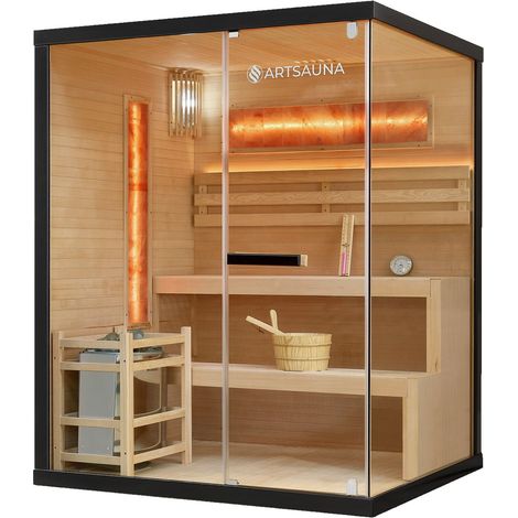 Sauna tradizionale Vantaa 3 persone 190cm 3 , 5 - 8 kW Riscaldatore sauna Harvia 2 - 4 persone (1/3)