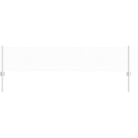 Maison Exclusive - Outdoor sechseckiger Zaun mit Pfosten 10 x 0,4 (1/5)