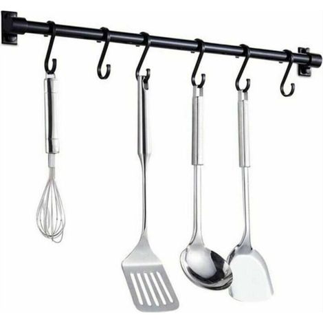 Crochet de cuisine de style européen ustensiles de cuisine suspendus barre de mise en page rack espace de poinçonnage gratuit fabricant de rack de planche à découper en aluminium 1pc