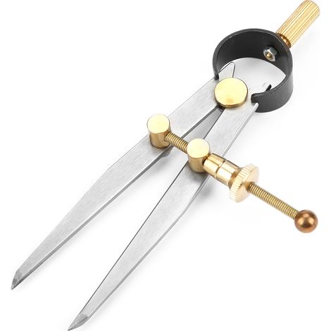 Compas rotatif à rayures pour le travail du cuir (100 mm) - Outils de couture et de bricolage (1/5)
