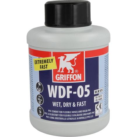 Colle PVC Griffon WDF-05 boîte 500 ml avec pinceau