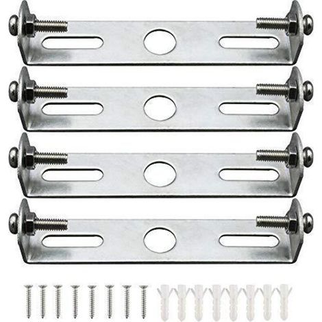 4 Pièces Support de Fixation Plafonnier Plaque de Suspension pour Plafonnier 100mm Support de Plaque de Plafonnier pour Plafonnier de Bureau à Domicile (1/5)