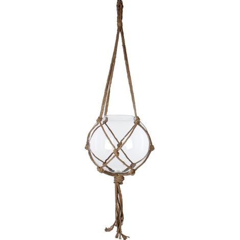 Mica Glas Kugel Carice inkl. Tau transparent, 140 x 33,5 cm Deko-Accessoires