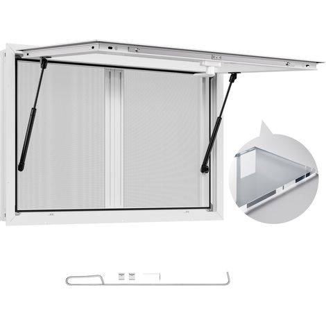 Mophorn Concession Window 92x61 cm, Aluminum Alloy Service Window for Food Trucks, 85-Degree Stand Serving Window with Sliding Panels, Awning Door, and Drag Hook, Ideal for Concession Trailers (1/5)