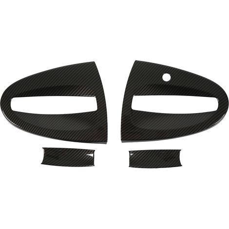 Türgriff-Set aus Kohlefaser für den Außenbereich, 4-teilig, Ersatz-Schalenabdeckung für Smart Fortwo W451 2009 – 2015 (1/5)