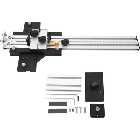 Glissière linéaire CNC double couche pour défonceuse, rail de guidage en aluminium pour fraisage, gravure et découpe du bois, glissière de précision pour machine à bois (1/5)