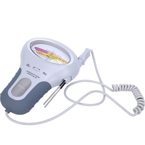 PC-102B CL2 Chlor- und pH-Tester für Schwimmbad- und Spa-Wasserqualität mit Sonde (1/4)