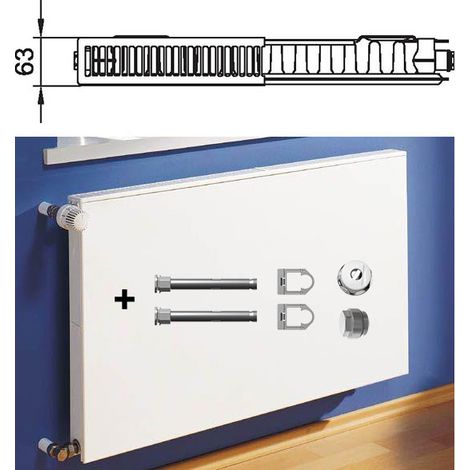 Kermi Plan Kompaktheizkörper Typ 11 905x605mm PK0110906 (1/4)