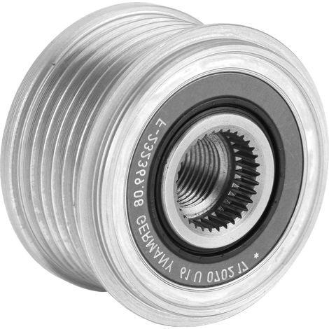 Freilaufriemenscheibe für Lichtmaschine F-232369, passend für Peugeot 1007 206 207 207CC 307 406, neues Ersatzteil, direkter Austausch, kompatibel mit Benzin- und Dieselfahrzeugen. (1/5)