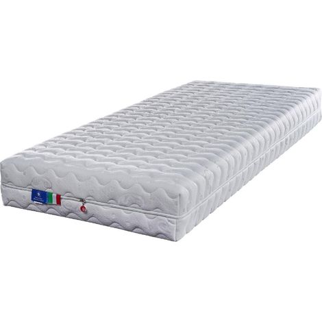 Matelas 20 cm 180x200 Trés Ferme Mémoire de Forme + Poli Lattex Indéformable - Déhoussable 4 C™tés Lavable 30 ¡ 180 200 (1/3)