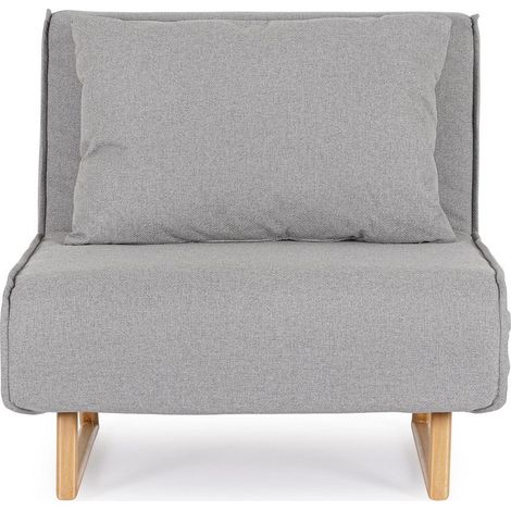 Divano letto "Colton" 1 posto con rivestimento 100% poliestere per interno (1/4)
