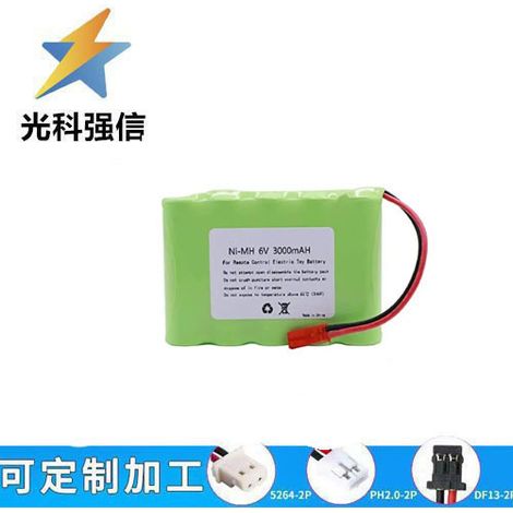 NI-MH AA3000mAh 6V 7.2V Rechargeable Battery Pack for Remote Control Toy Cars, Fire Fighting Lights, Industrial Use (JST)