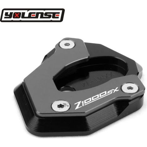 (Gris-Z1000Sx) Compatible avec KAWASAKI Z1000 2010-2023 Z1000SX Z1000 SX. Béquille latérale CNC, extension et support pour une meilleure stabilité. (1/4)