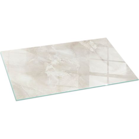 Funkenschutz Glasplatte Funkenschutzplatte für Kamin Ofenglas Gehärtetem Glas Bodenplatte Kaminglas Natürliches Marmormuster 120x60 cm