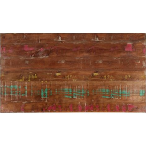 Tischplatte 120x70x2,5 cm Rechteckig Altholz Massiv vidaXL