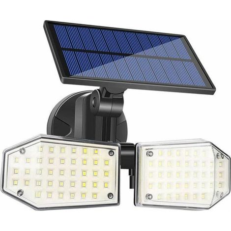 78 LEDs, dreifach funktionale Solar-Photovoltaik-Wandleuchte, Gartenleuchte, Bewegungsmelder, superhell, für den Innen- und Außenbereich (1/5)