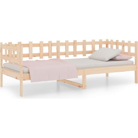 Maison Exclusive - Tagesbett ohne Matratze 90x200 cm Massivholz K