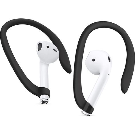 Crochets d'oreille noirs pour AirPods 3, 2, 1 et Pro - Crochets d'oreille anti-perte pour écouteurs, idéaux pour les activités sportives (1/5)