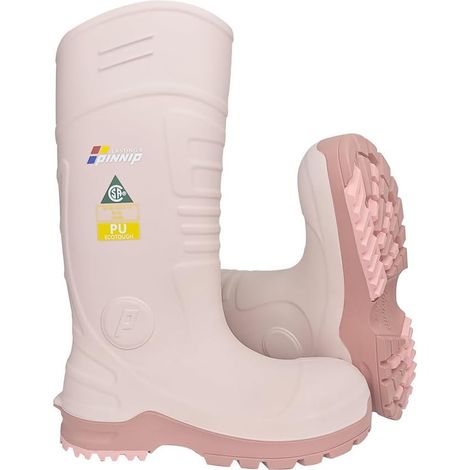 S5 Bottes de sécurité pour femme - Légères - En caoutchouc polyuréthane - Avec embout en acier et protection anti-perforation - Imperméables et antidérapantes - Pour la construction et (1/5)