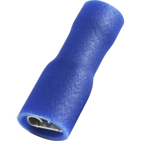 Cosse faston RS PRO, 1.5 2.5 mm², 16 14 AWG, Isolé, Bleu