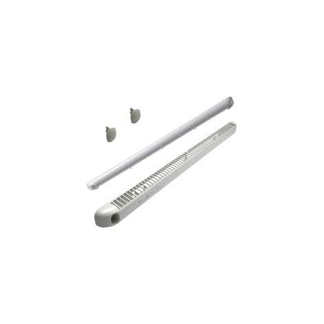 Doppeltes Set Regler + Deflektor + Schraubenabdeckung + Schrauben 22m³ NICOLL - weiß - 1KHF122