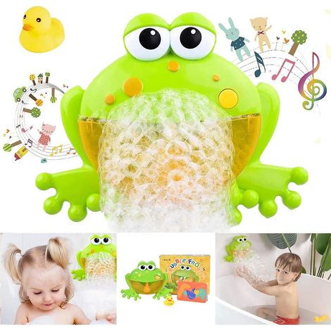 ensemble De Jouets Bulles De Bain Pour Bb, Machine Bulles De Bain Automatique Pour Enfants Avec 12 Jouets De Bain Amusants Pour Bb (1/5)