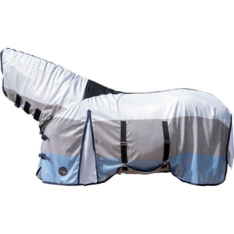 135 cm, rosa: Coperta in rete antimosche alta qualità con collo integrato e copripancia modello Strong
