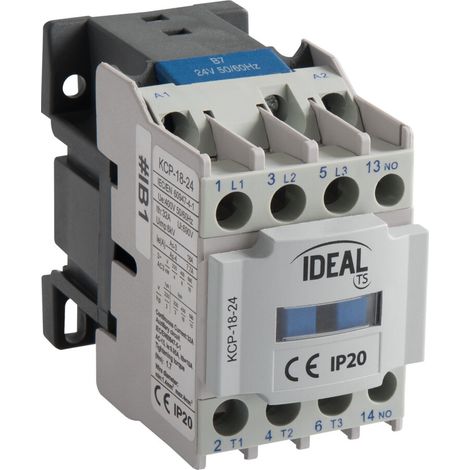 Contactor de potencia 18A 3P 24V CA 1Z KCP-18-24 24105 (1/5)