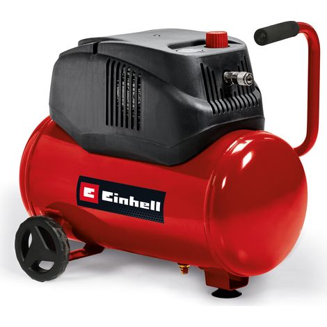Einhell Kompressor TC-AC 200/24/8 OF (1200 W., max. 8 bar, 24 l-Tank, 180 l/min Ansaugleistung, Motordrehzahl 15000 min-1, Druckminderer, Manometer, ölfrei) (1/5)