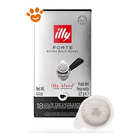 Illy Caffè Cialde ESE 44 - Forte - Confezione 18 Cialde -