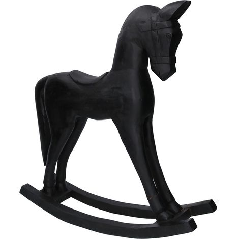 Cavallo legno nero cm36x9h39 (1/3)