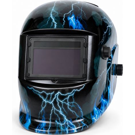 Solar-Schweißhelm mit automatischer Verdunkelung Schwarz (1/5)