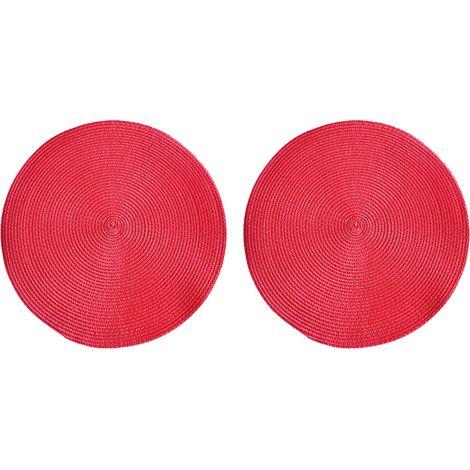 Tapis de micro-ondes original en silicone multi-usages, vu dans l'émission Shark Tank Protection anti-éclaboussures, dessous de plat, manique, rouge (1/4)