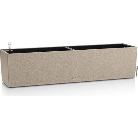 LECHUZA Jardiniere BALCONERA Stone 80 ALL-IN-ONE Beige