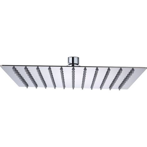 SOFFIONE DOCCIA INOX QUADRO 250X250 MM GROENLA
