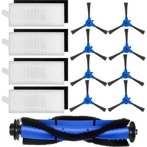 Seitenrollenfilter-Set für eufy RoboVac 11S 15T 30 30C 15C 12 25C 35C, für Bagotte BG600 BG600 MAX BG700 BG800, für iMartine C800 D900 D900C, für DEENKEE DK600 Saugroboter (1/5)